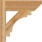 Ekena Millwork Merced Slat Rough Sawn Outlooker, Western Red Cedar, 6"W x 16"D x 16"H OUT06X16X16MRC06RWR - alternate 3